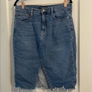 Calvin Klein Jeans Blue Denim Skirt